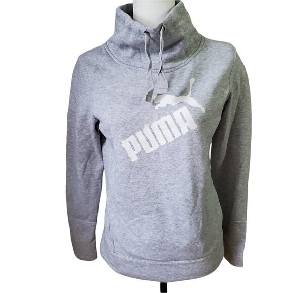 Puma High Neck Grey Sweater - Picture 2 of 3